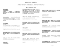 business calender
